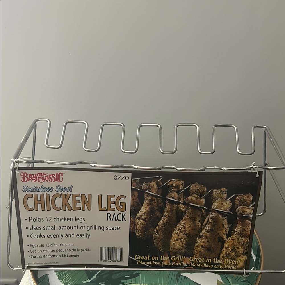 Classic Stainless Steel Chicken Leg Rack
